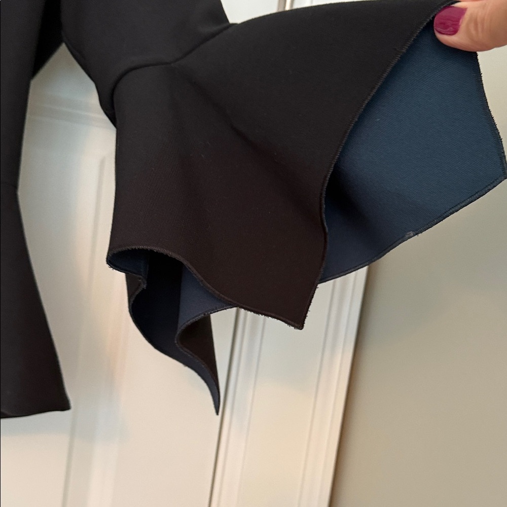 Roksanda designer Black Peplum Top - Picture 4 of 7